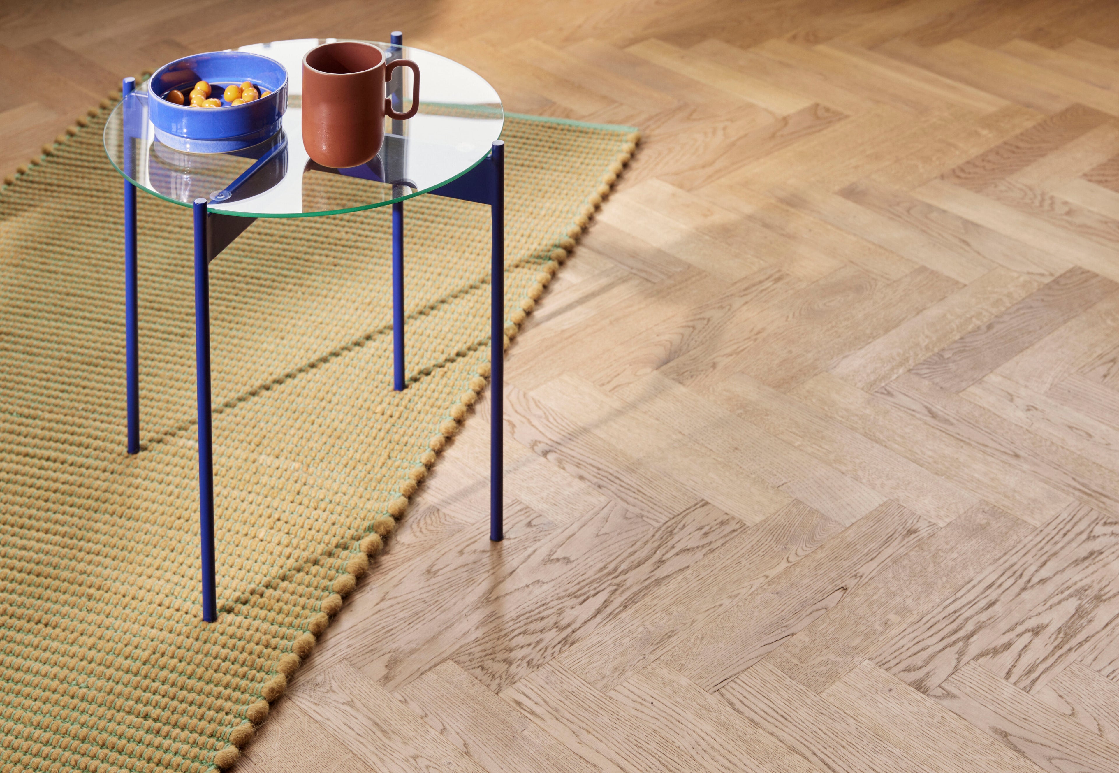 Mesa lateral do feixe azul - Ø45xh42cm