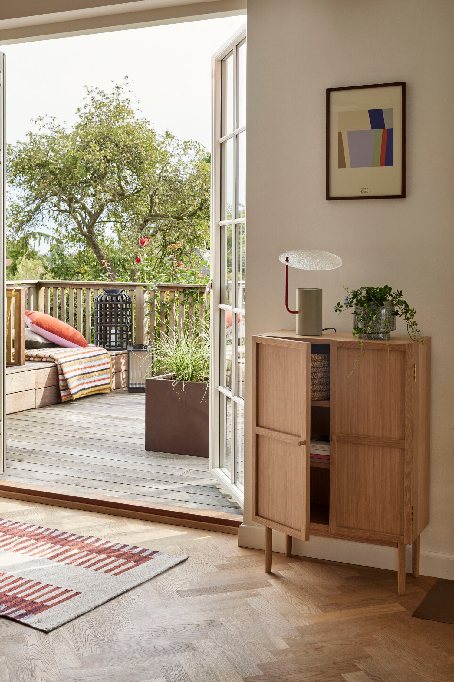 Lanternas de grade preto (conjunto de 2) - Ø35xh54, Ø41xh58cm