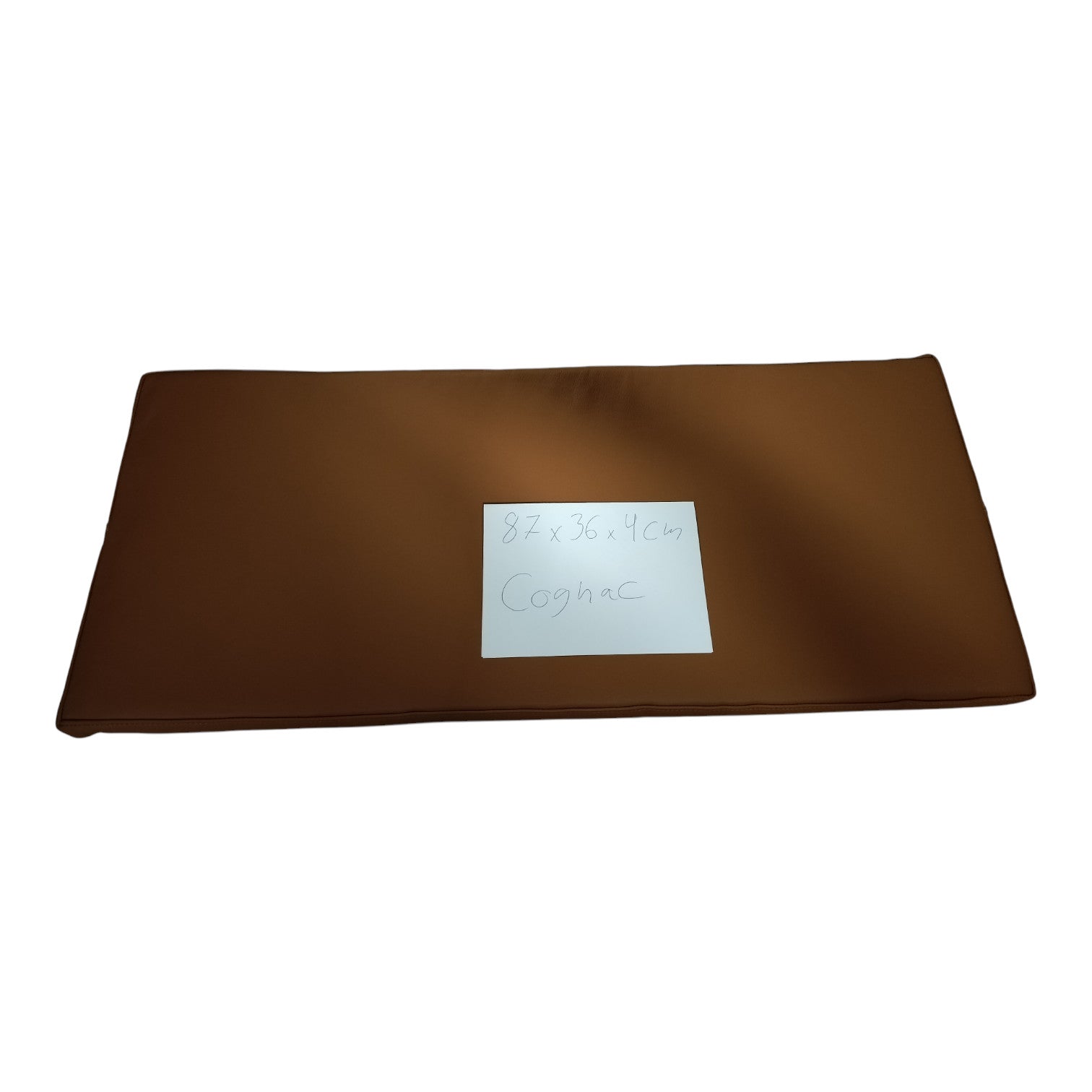 Lote residual - 87x36x4 cm em couro conhaque