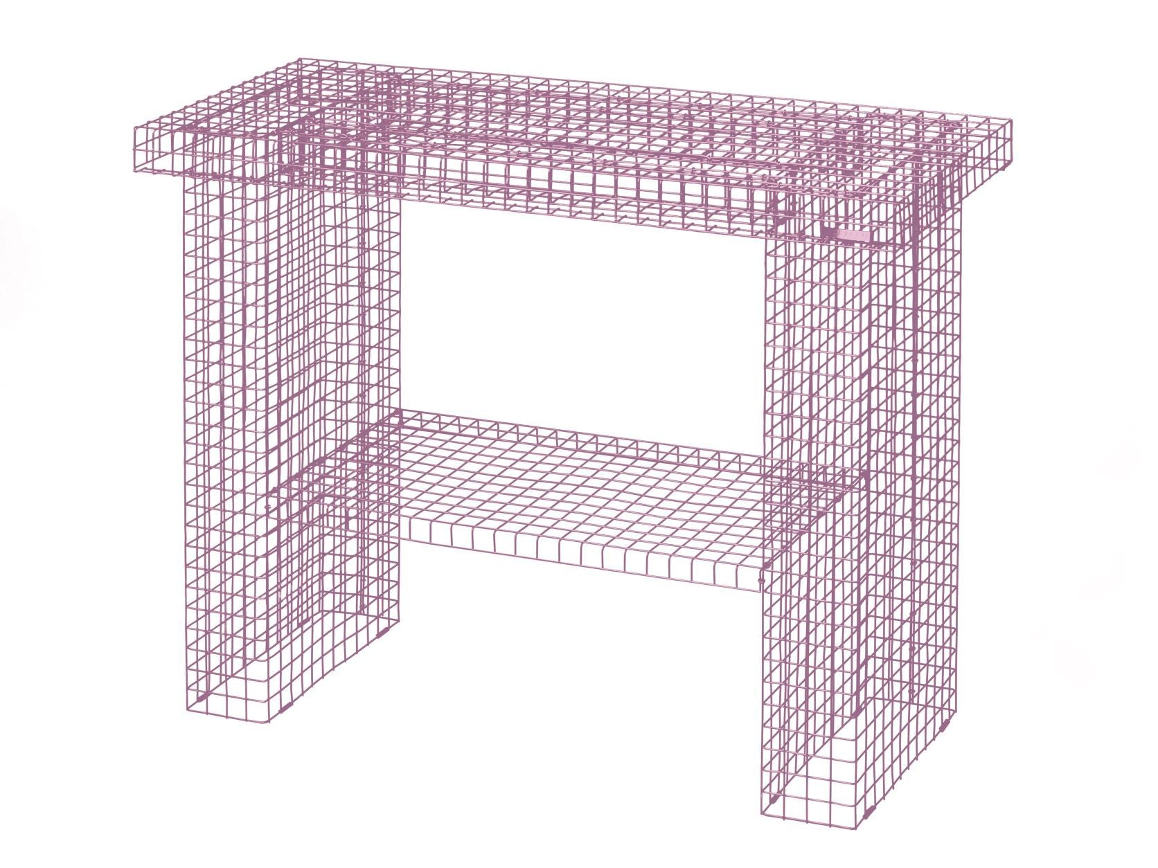 Kalager Design Console Table, rosa
