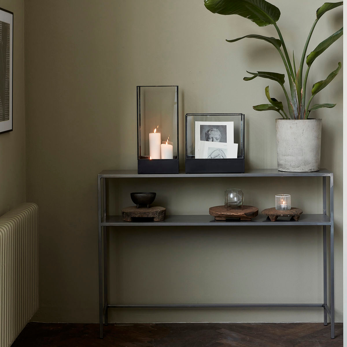 House Doctor - Caixa expositora, HDPlant, Preto antigo