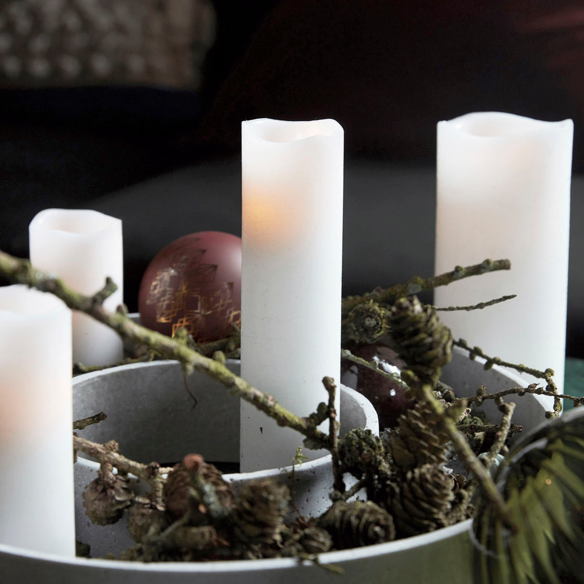 Médico da Casa - Luz, LED, Branco - H: 20 cm, dia: 5 cm