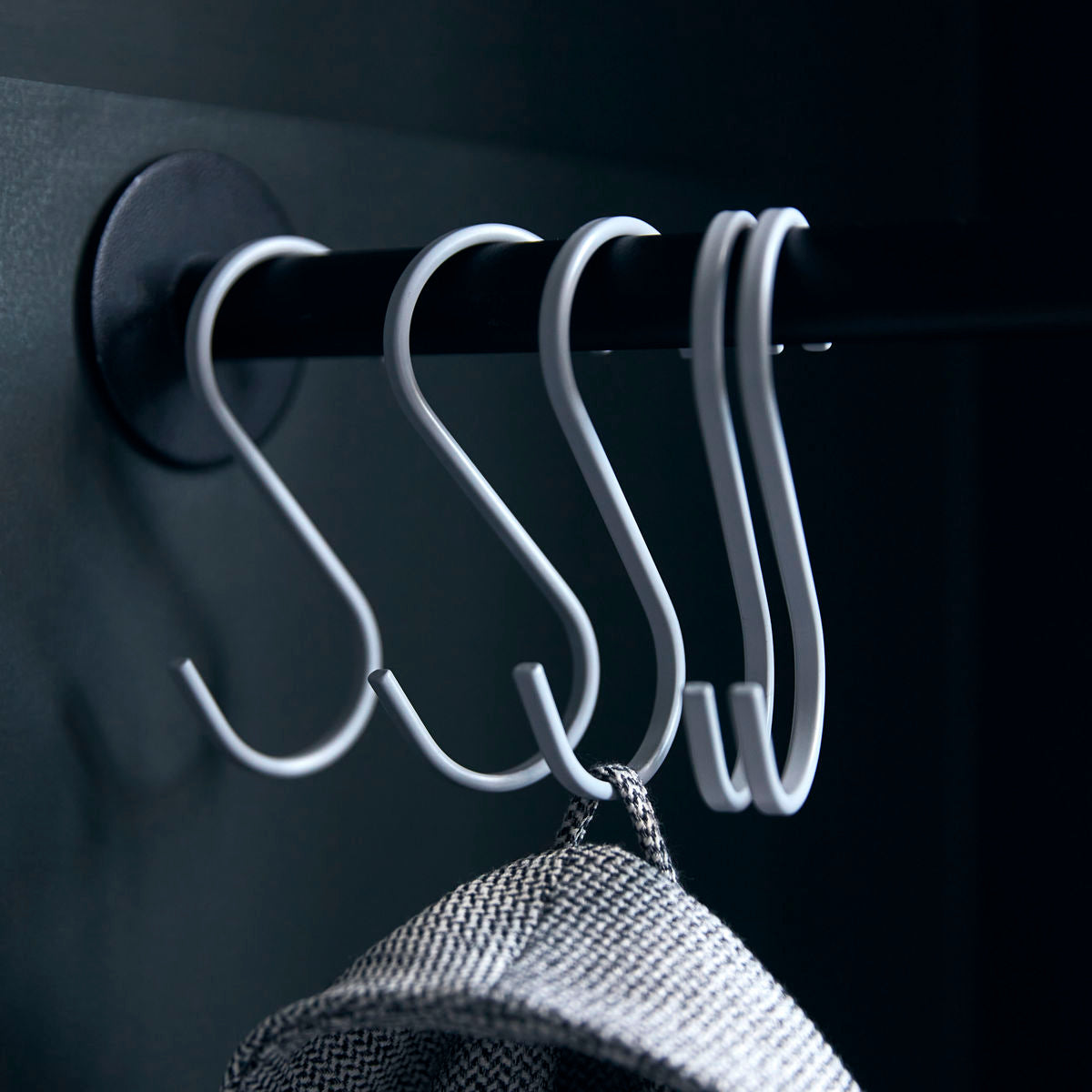 Médico da casa - Knake, Snap, Silver - L: 4,8 cm, W: 0,5 cm, H: 10 cm