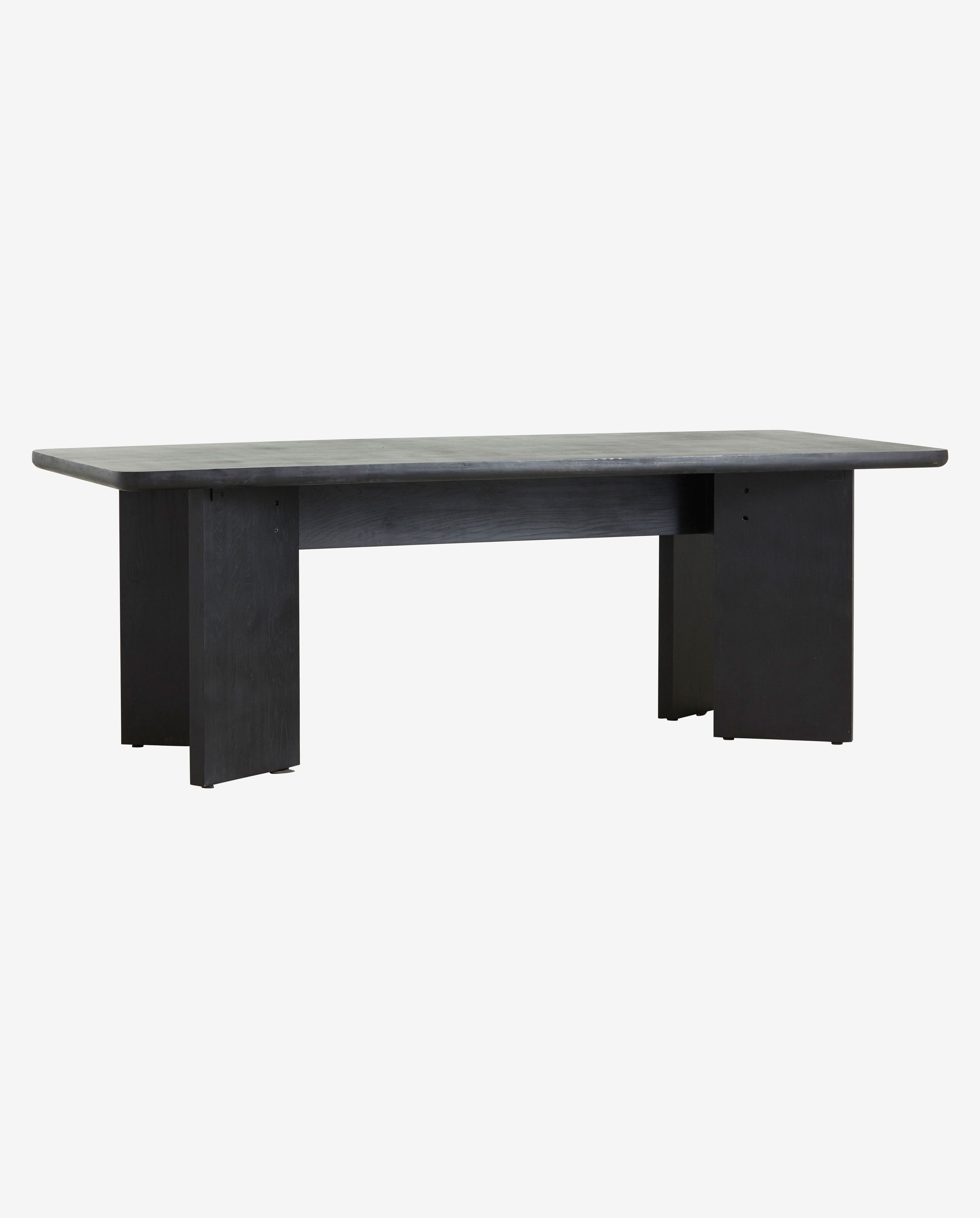 Mesa de jantar tisza em verniz - preto