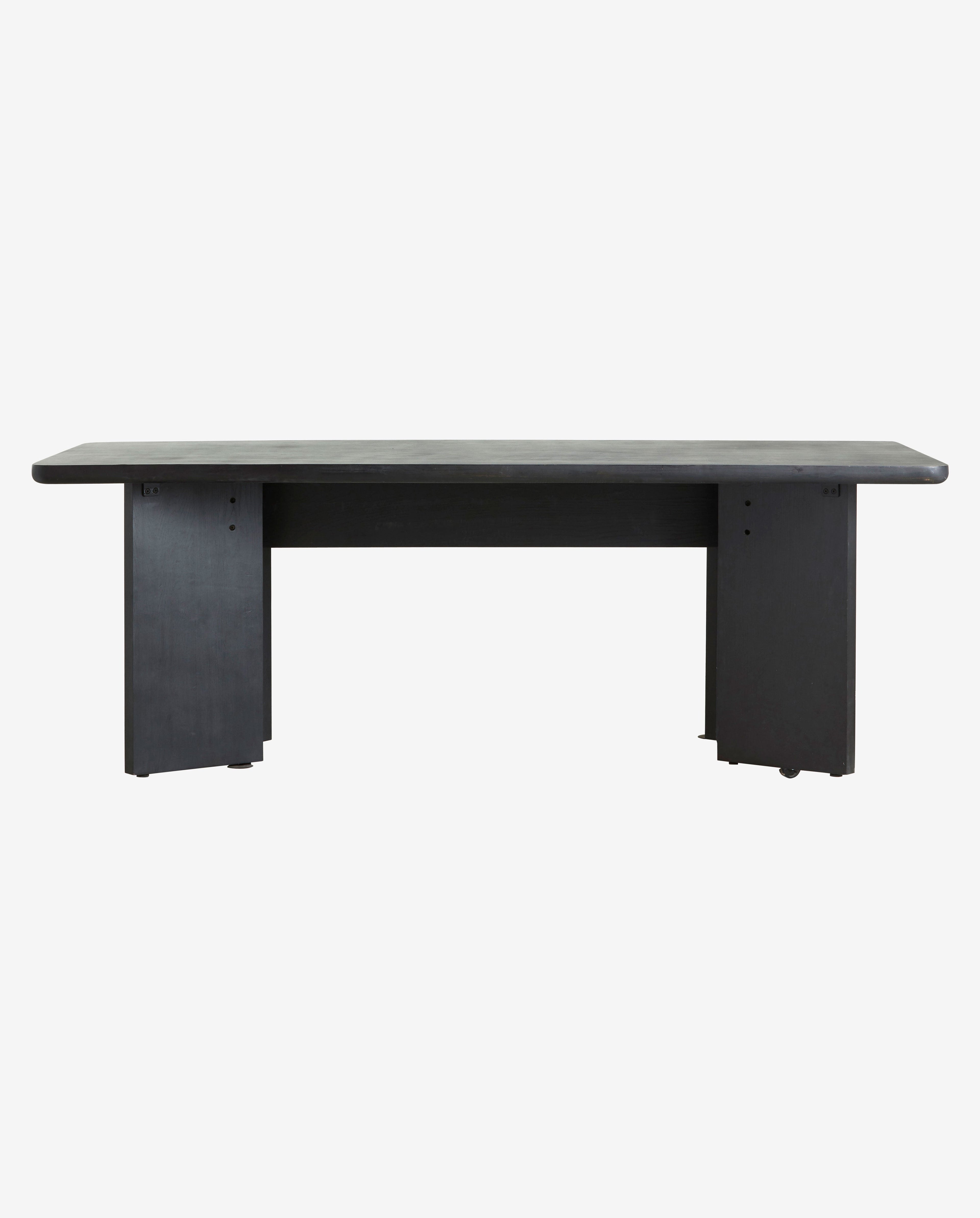 Mesa de jantar tisza em verniz - preto