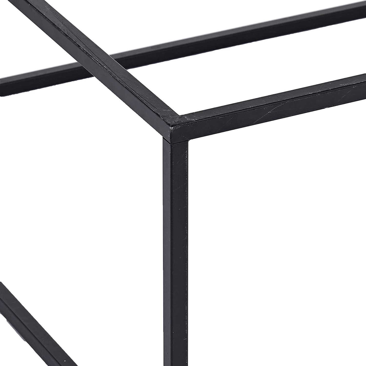 House Doctor Table Frame, Matte Black, 100x100 cm, H.: 45 cm