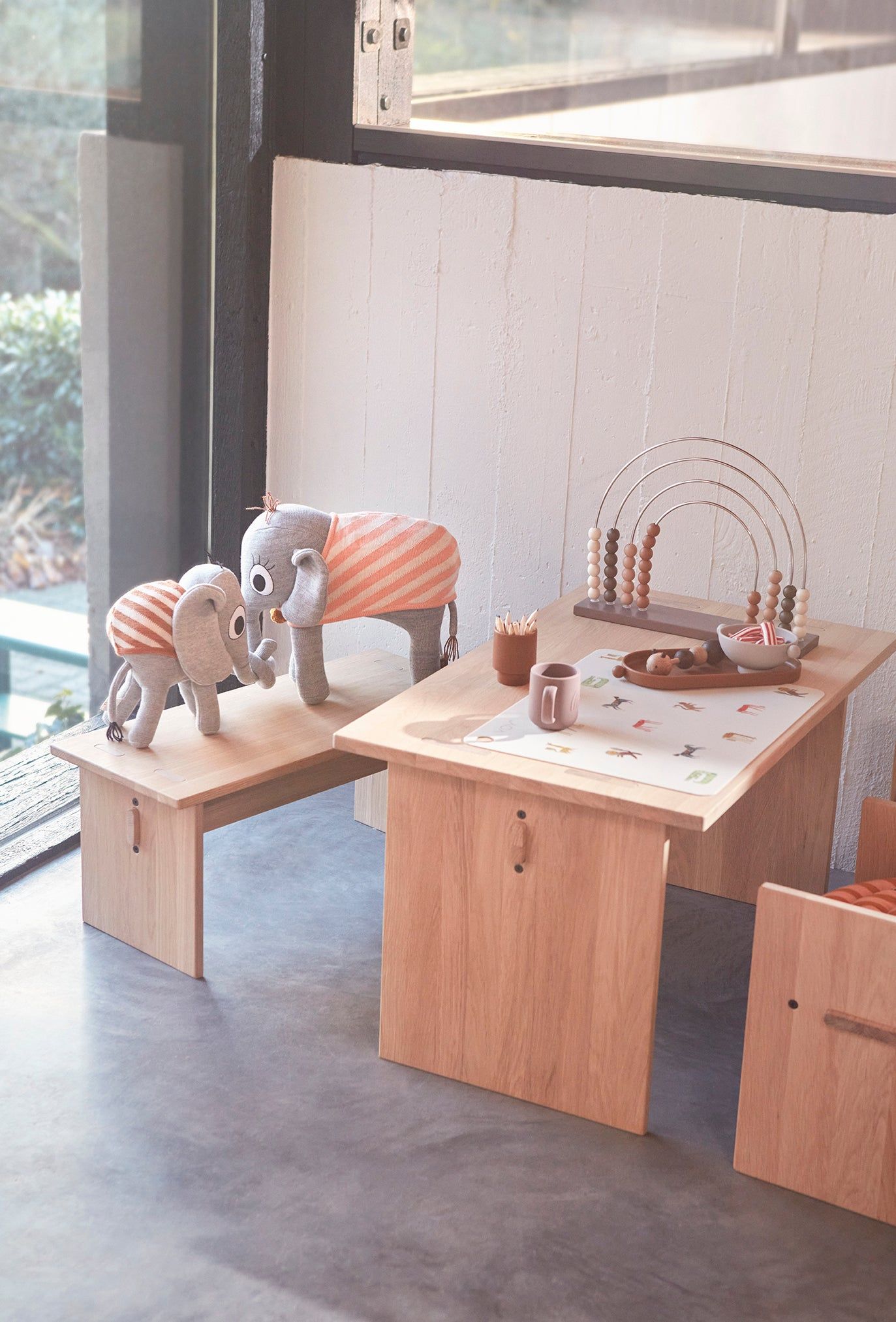 Oyoy mini ramboline elefante - cinza