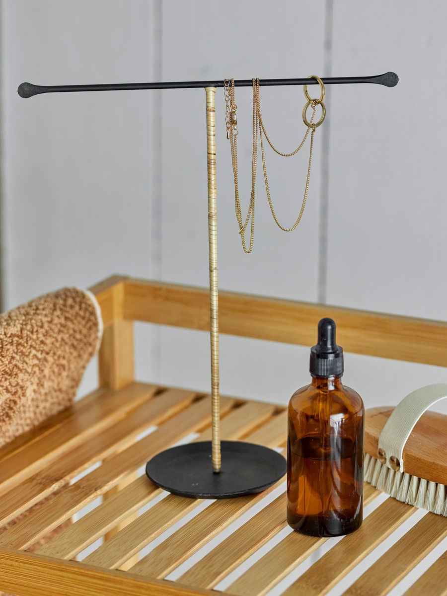 Bloomingville Kaluba Jewelry Rack, preto, metal