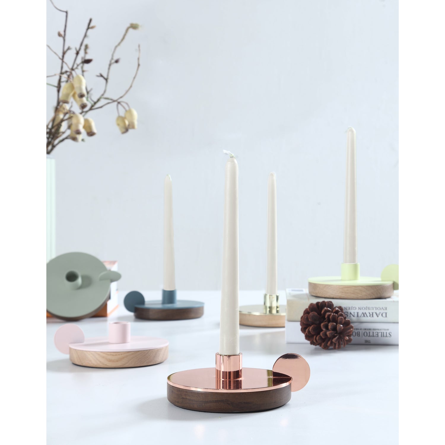 Camino - Ines 1F Candle Holder - Ø13xh5 cm - Camino - DesignGaragen.dk