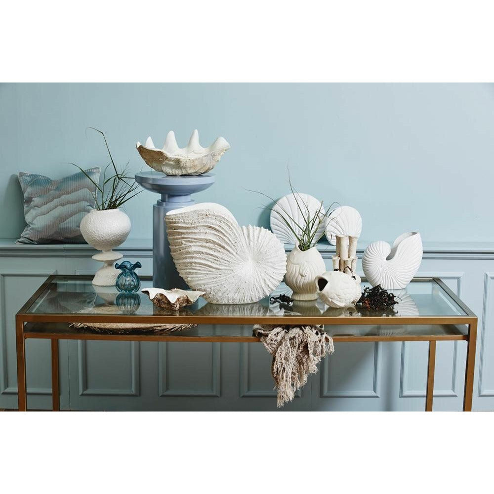 Conch Ketoy para decoração - H41 cm - branco