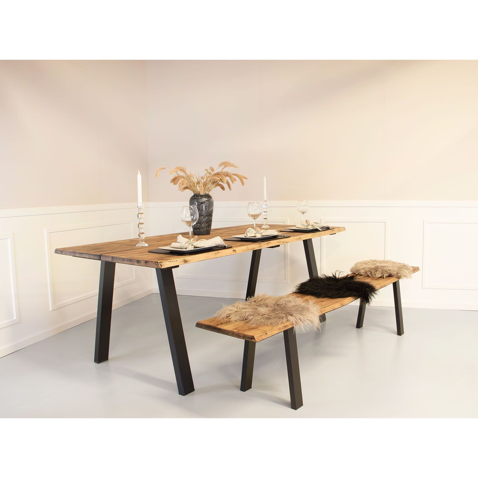 House of Sander Derby bænk, Vintage olie - FSC - House of Sander - DesignGaragen.dk