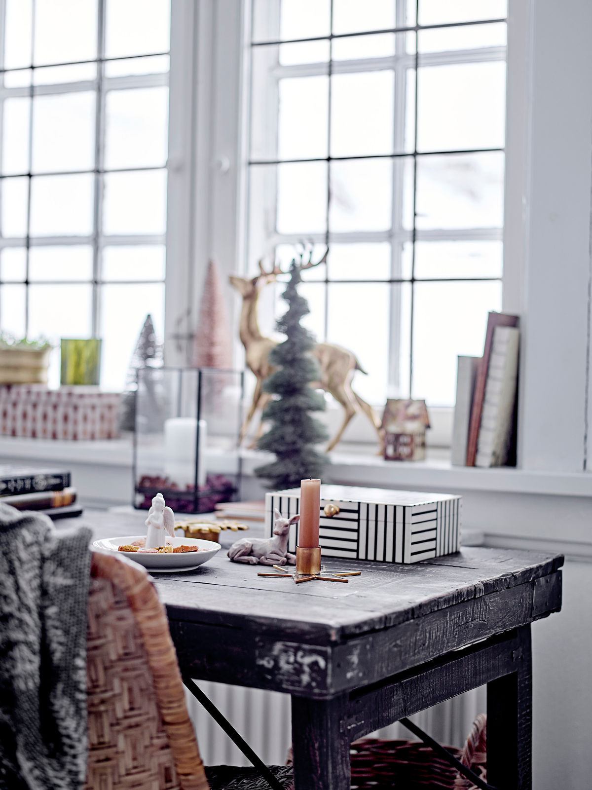 Bloomingville Tuan Rena, Brown, Polyresin
