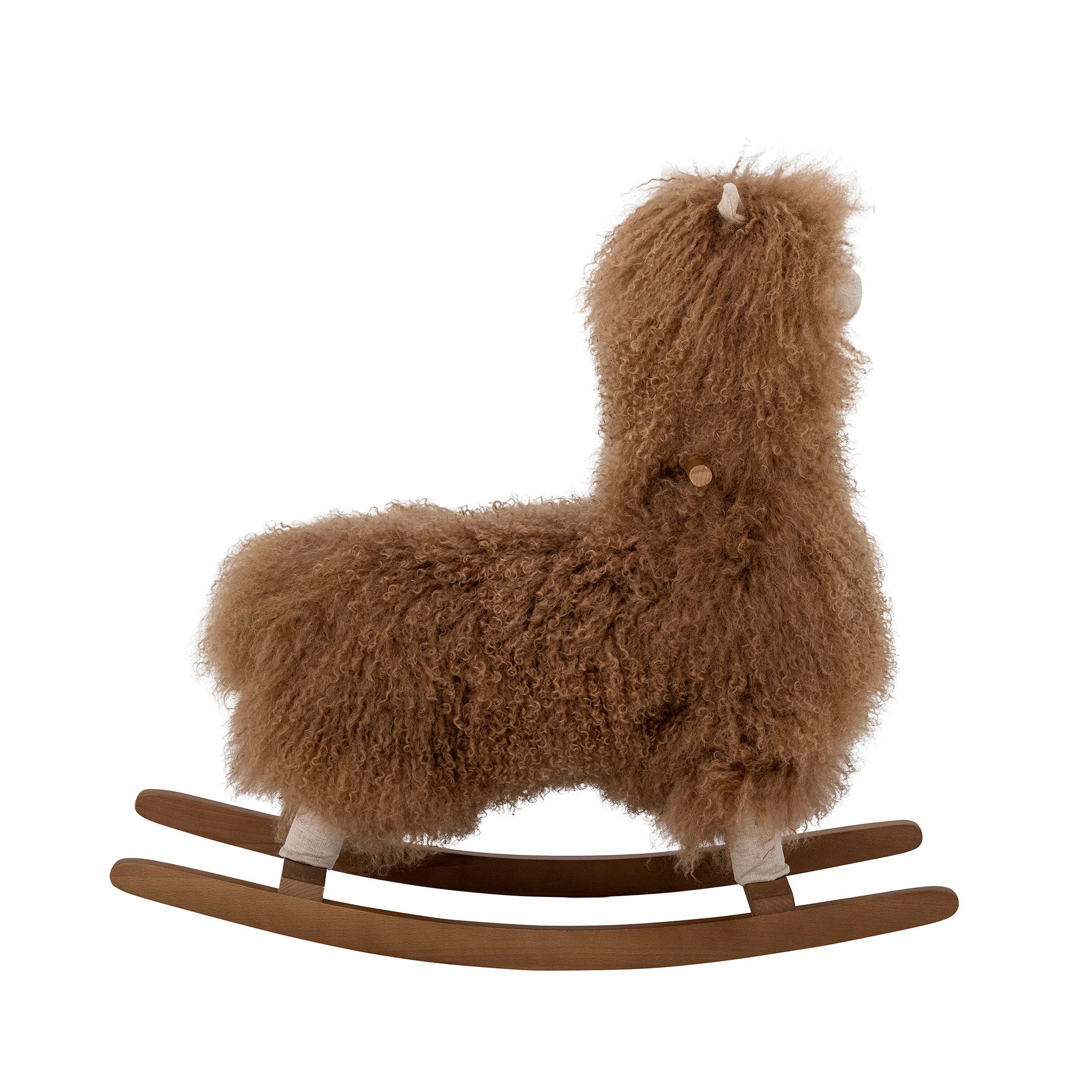 Bloomingville Mini Walde Rocking Horse, Lama, Brown, Salgal