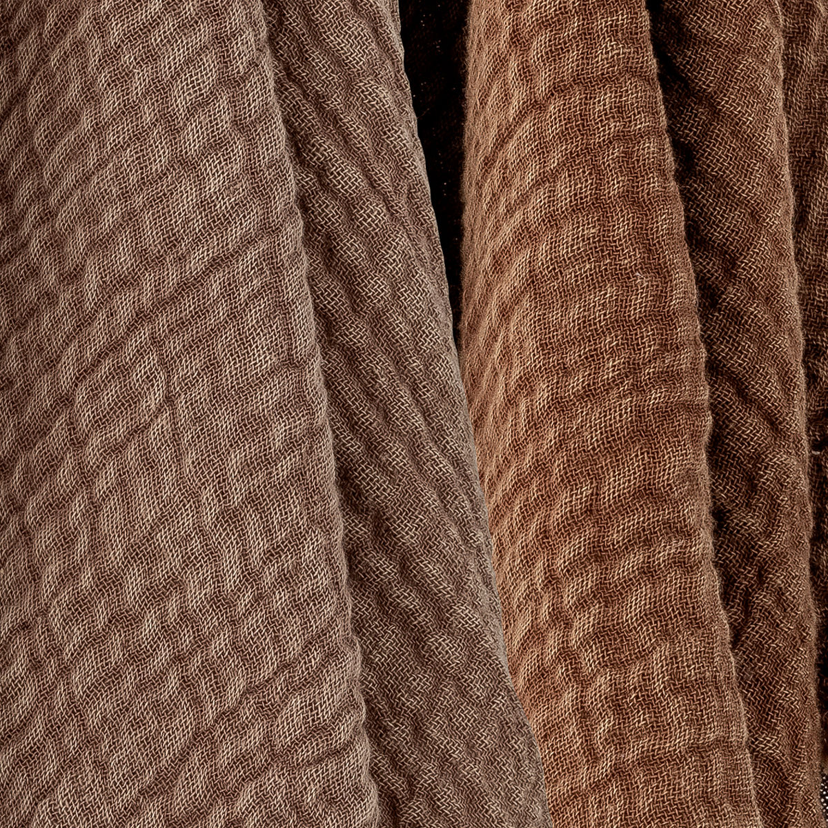 Bloomingville Malucca Tea Toalha, marrom, algodão