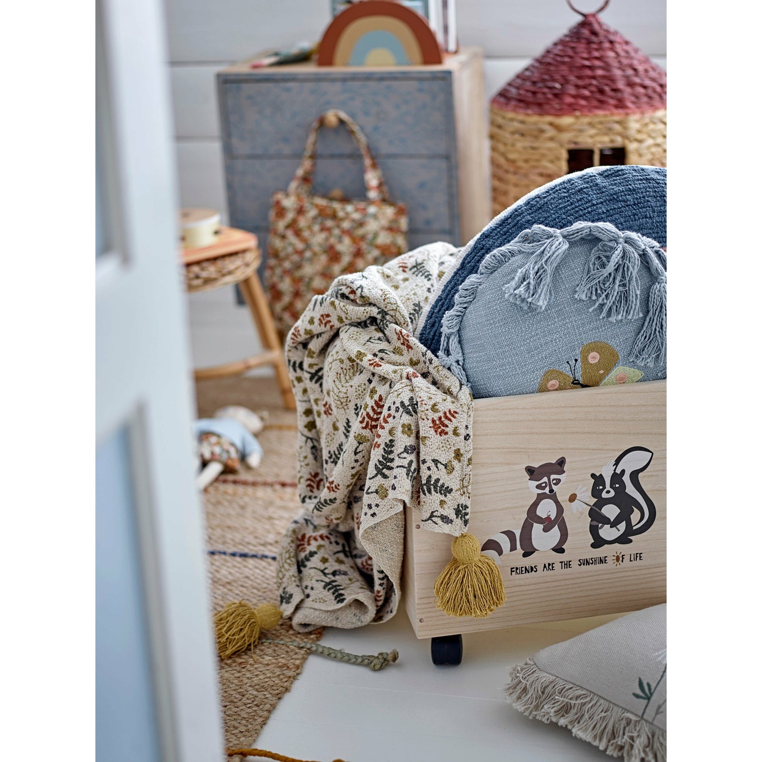 Moe Soft Toy, Brun, Bomuld - L28xH44xW5 cm, Set of 2 - BLOOMINGVILLE MINI - DesignGaragen.dk