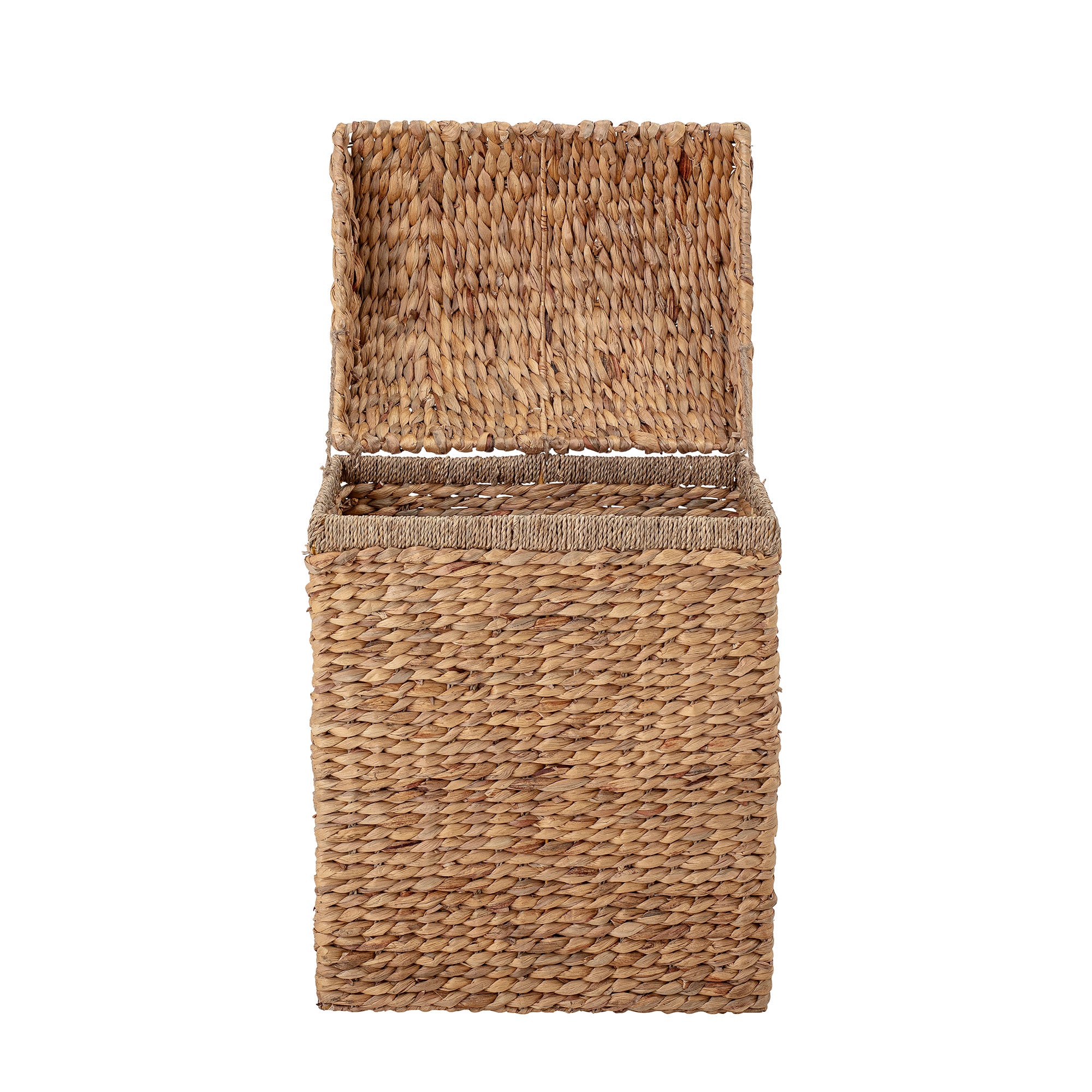 BLOOMINGVILLE MINI Freddie Kurv m/Låg, Natur, Vandhyacint - L44xH60xW35 cm - DesignGaragen.dk.