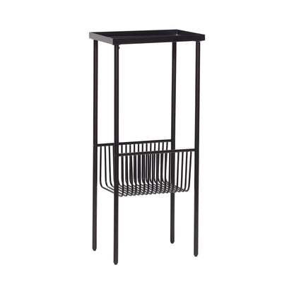 Tabela de console eyrie pequena preta - 40x30xh93cm
