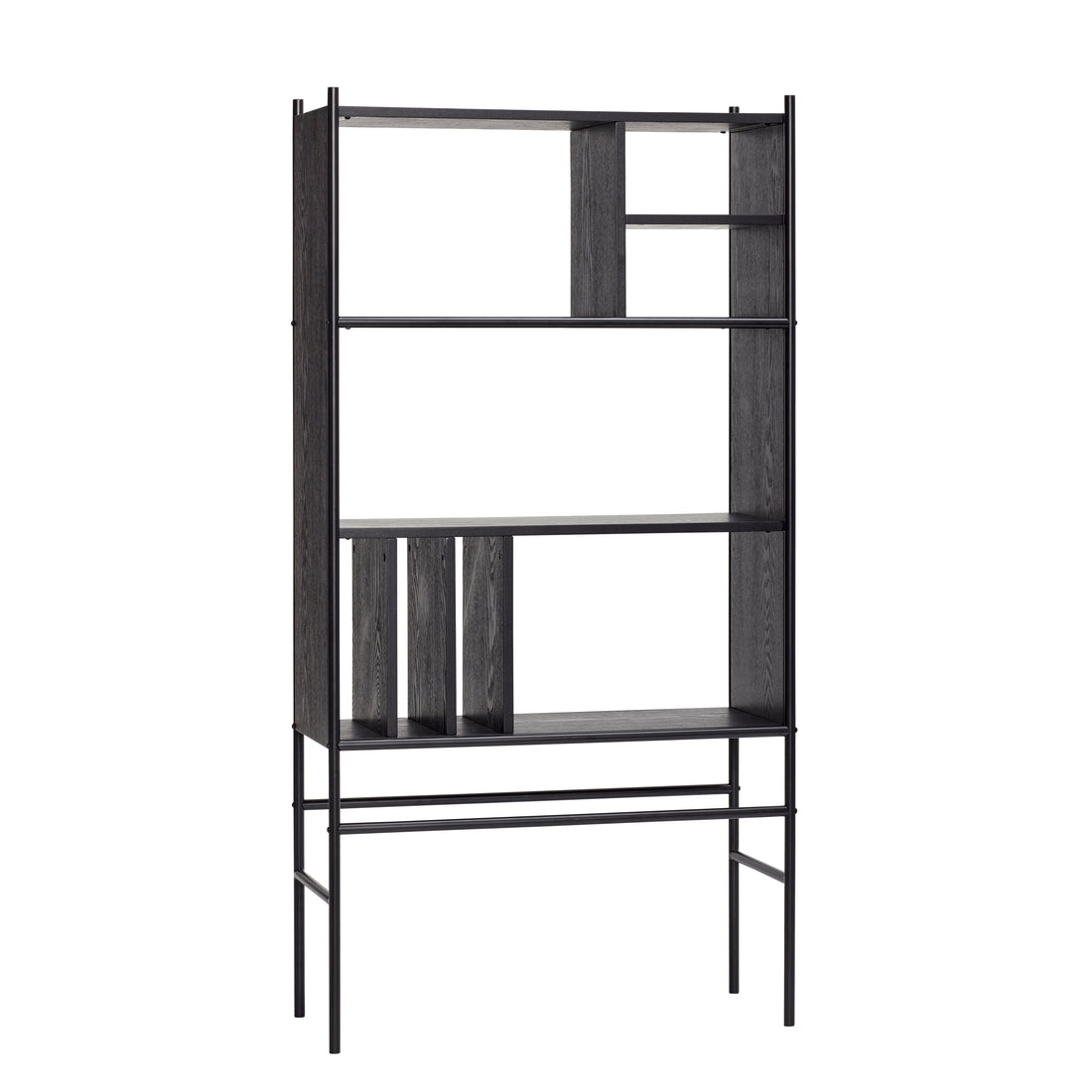 Divida prateleira preta - 79x32xh160cm