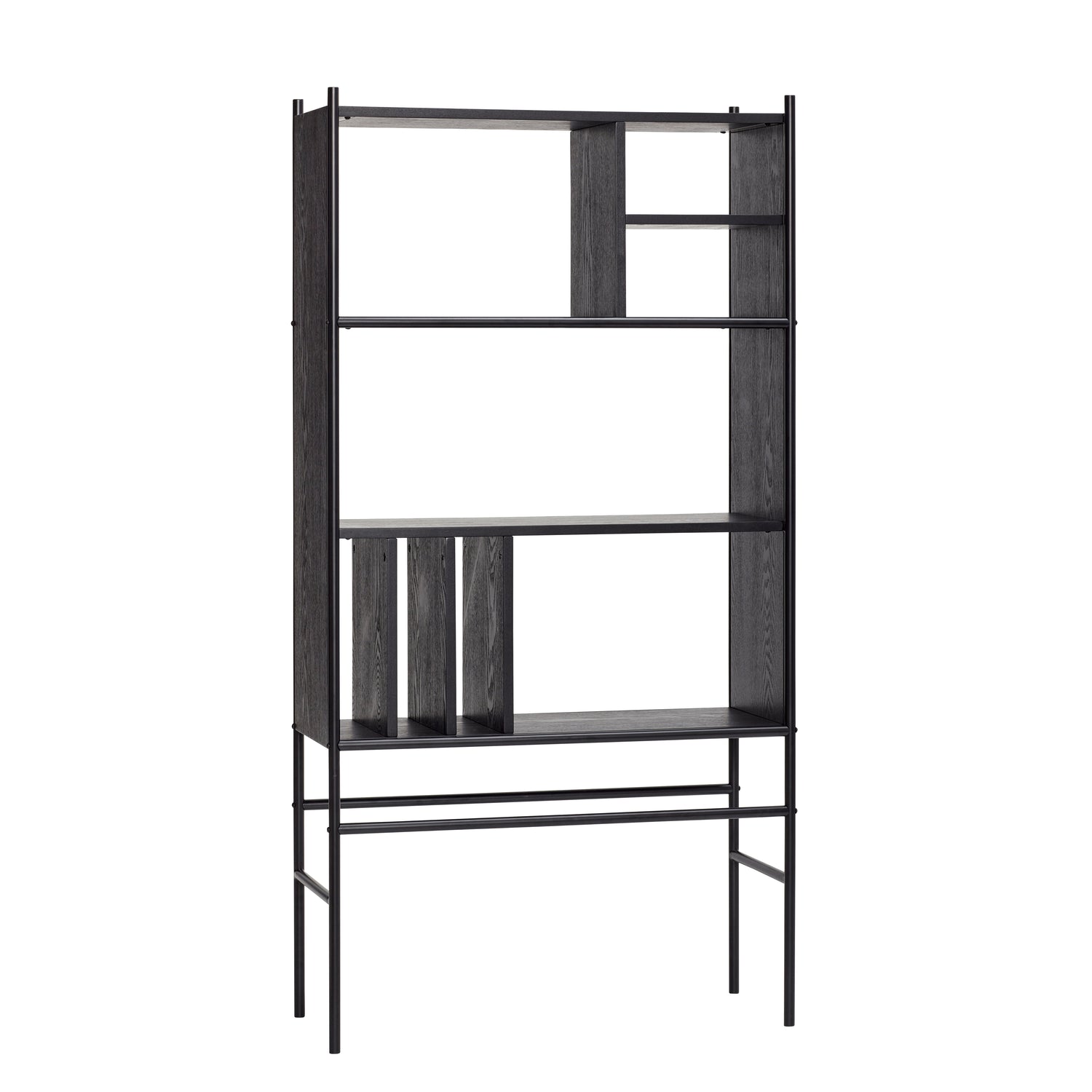 Divida prateleira preta - 79x32xh160cm