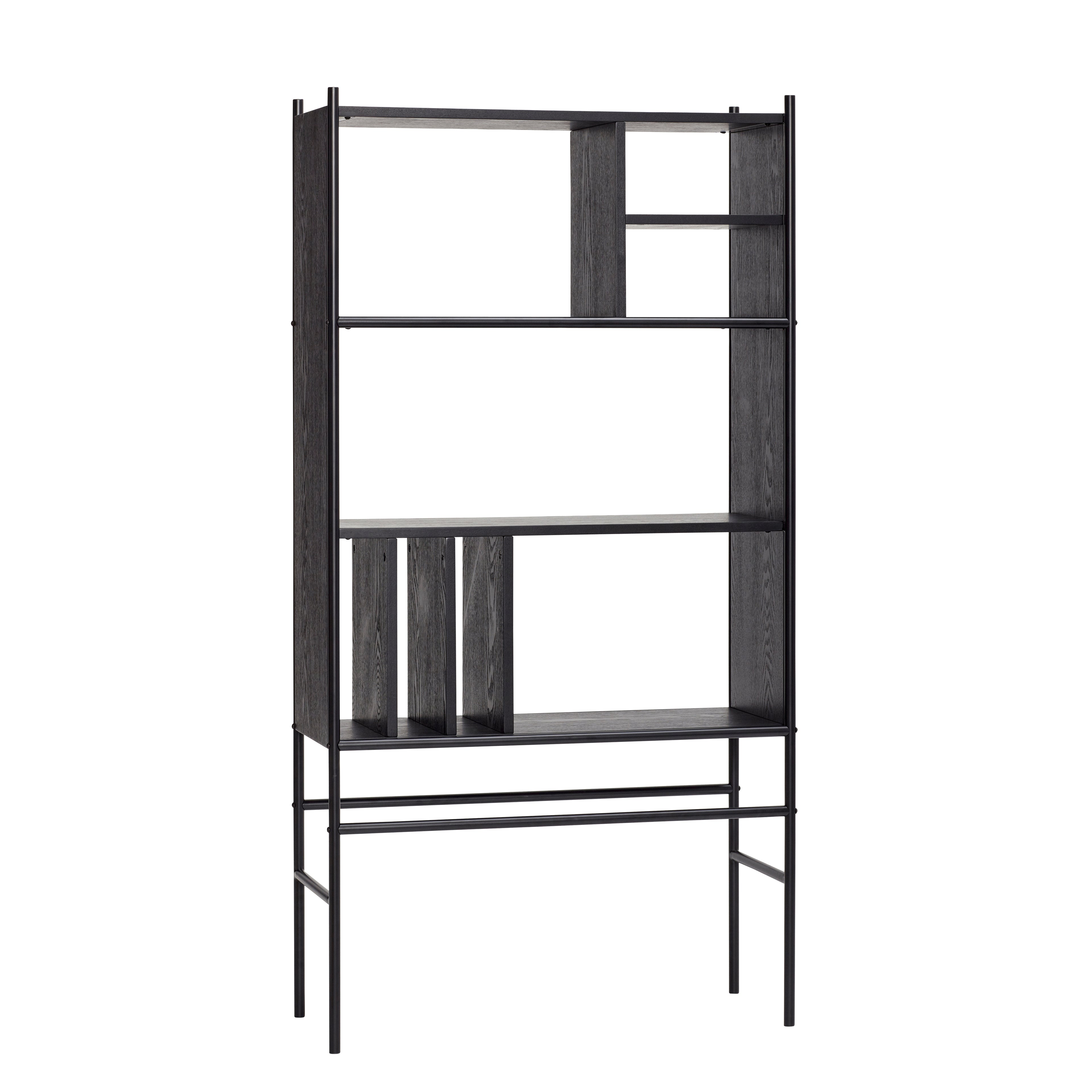 Divida prateleira preta - 79x32xh160cm