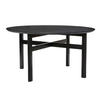 Mesa de jantar Fjord preto grande - Ø140xh74cm