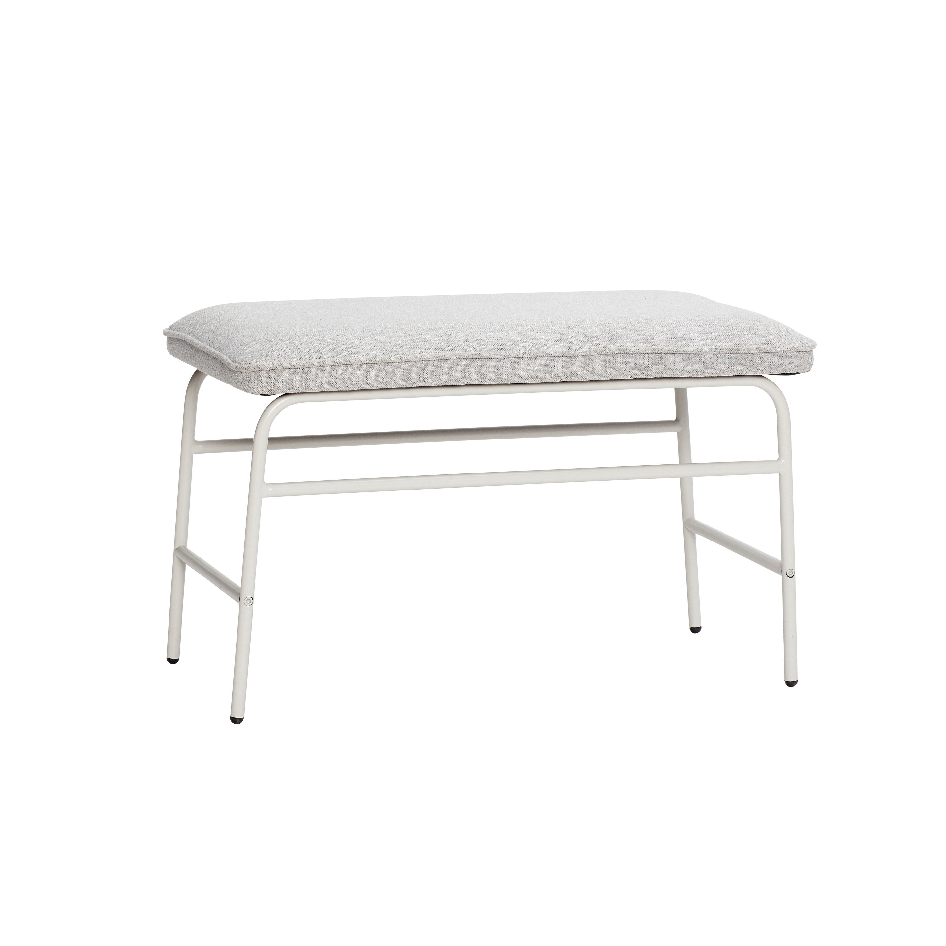 Banco de névoa cinza - 70x40xh41cm