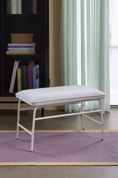 Banco de névoa cinza - 70x40xh41cm