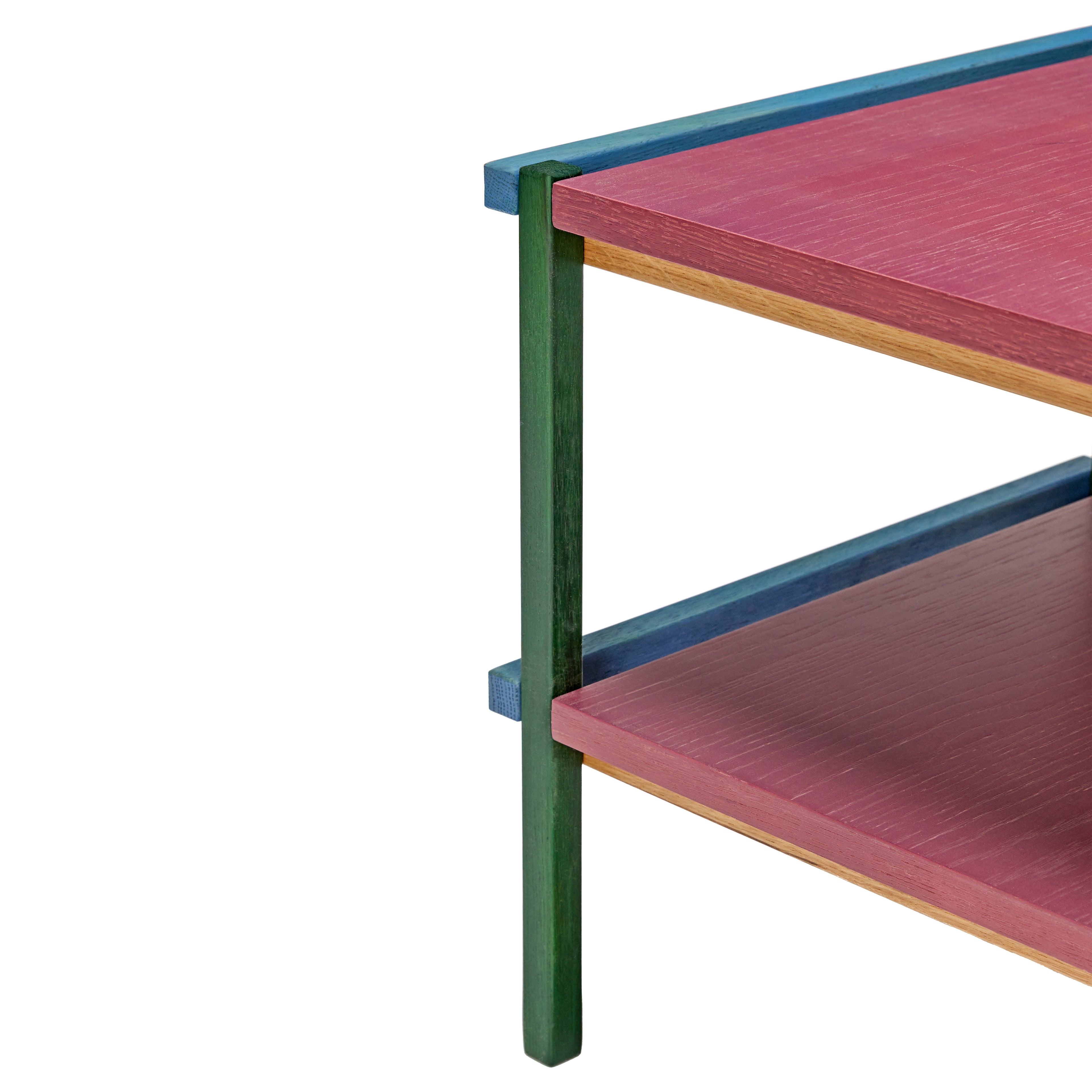 Tabela lateral de giz de cera Multicolorida - 40x40xh40cm