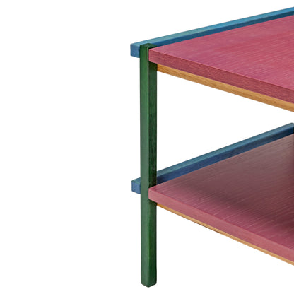 Tabela lateral de giz de cera Multicolorida - 40x40xh40cm