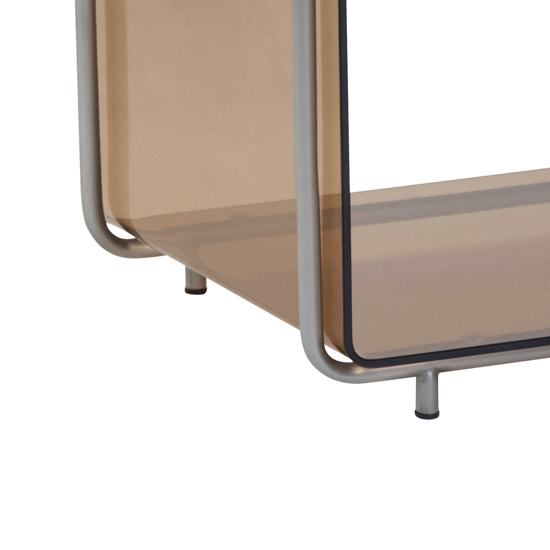 Titular da revista Echo Brown/Nickel - 46x34xh43cm