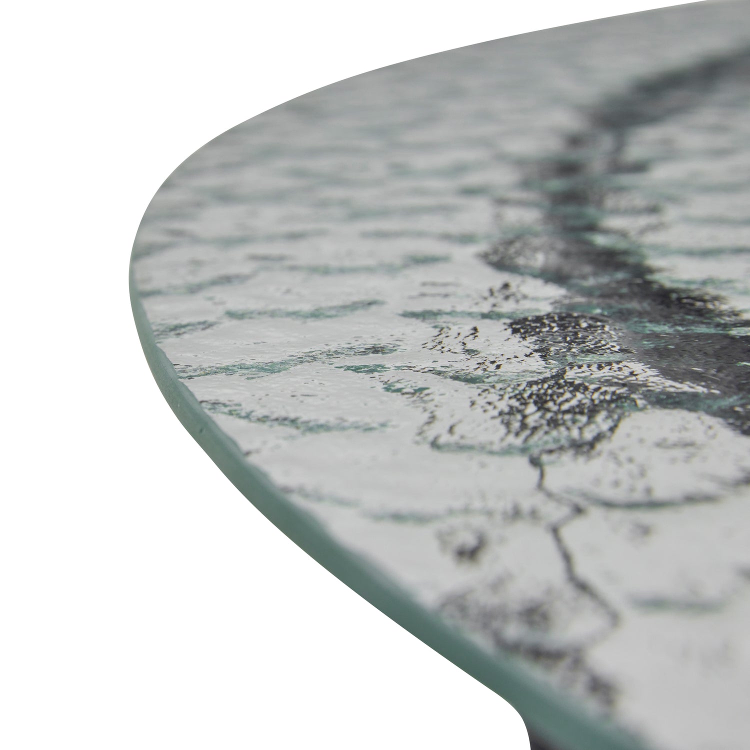 Mesa de Centro Orbit Preta - ø80xh45cm