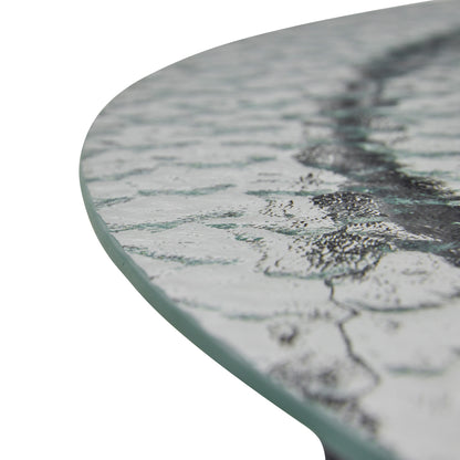 Mesa de Centro Orbit Preta - ø80xh45cm