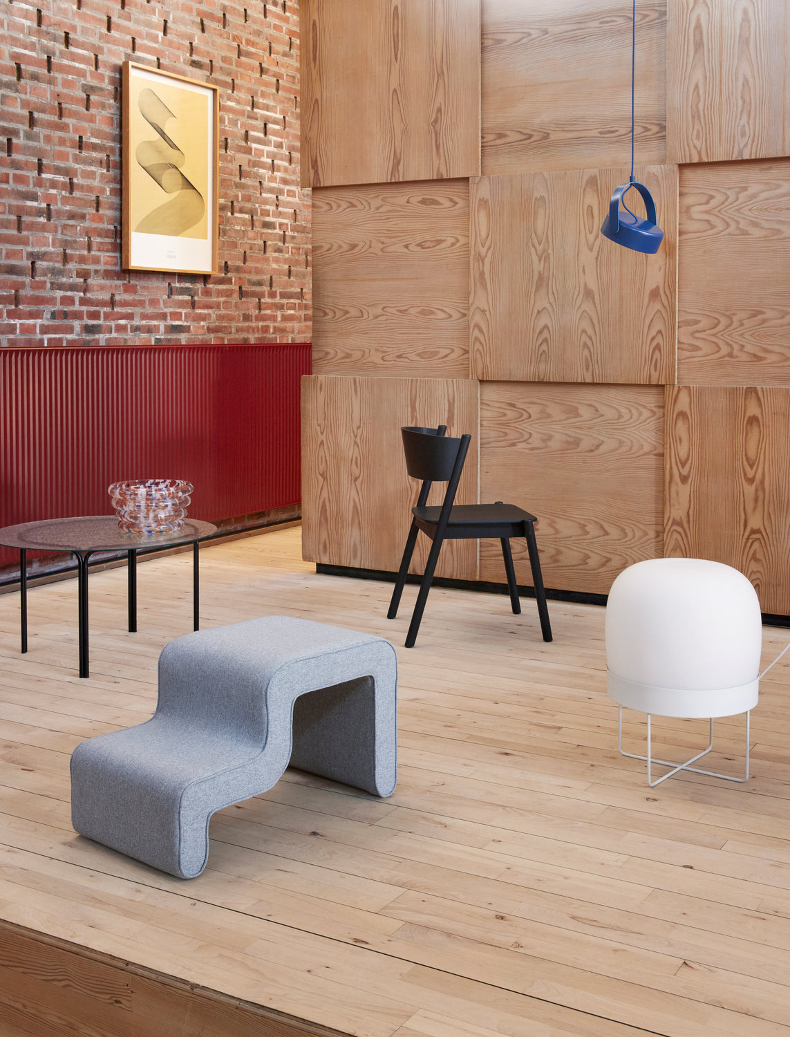 Mesa de Centro Orbit Preta - ø80xh45cm