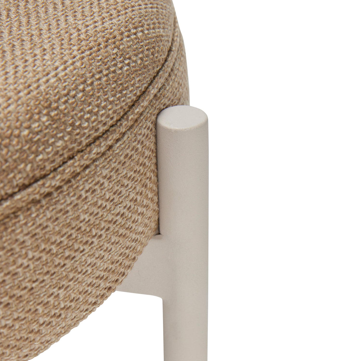 Banqueta Silo Bege - ø41xh45cm