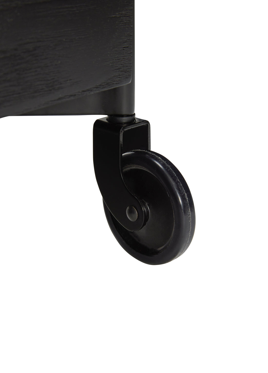 Mesa de rolamento fresco preto - 42x41xh68cm