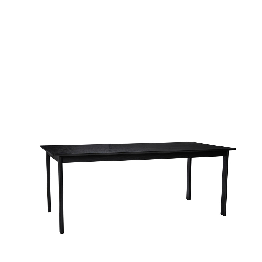 Mesa de jantar Dapper quadrada preta - 195x95xh75cm