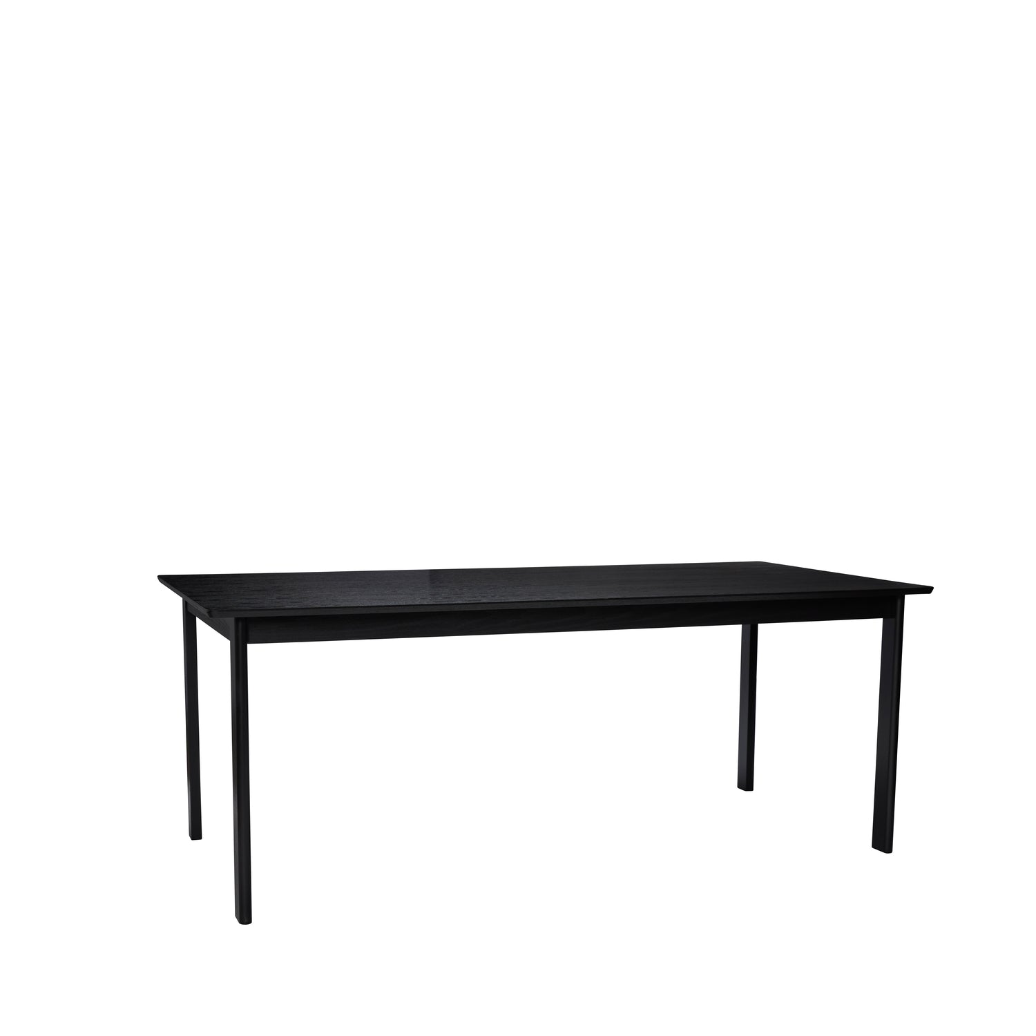 Mesa de jantar Dapper quadrada preta - 195x95xh75cm