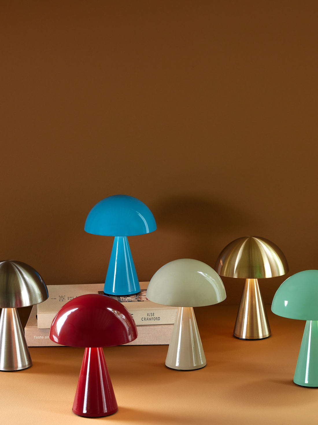 Lâmpada portátil hübsch mush níquel