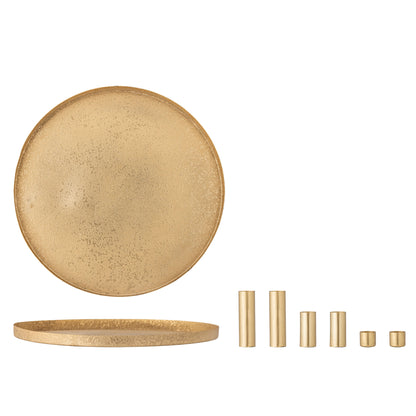 Bloomingville Maxime Candlestick, ouro, metal