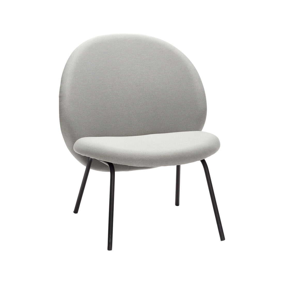 Reúna cadeira de lounge cinza - 66x67xh81cm