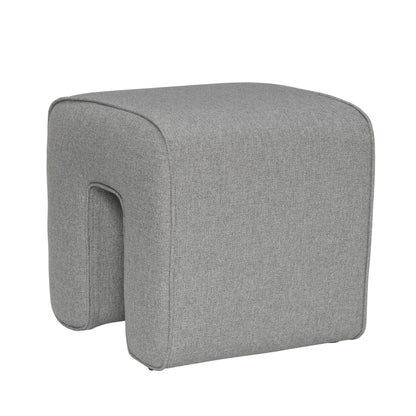 Escultura PUF cinza - 45x45xh47cm