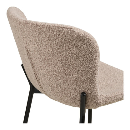 Maceda Counter Chair - Counter Chair, Bouklé, bege, pernas pretas HN1239