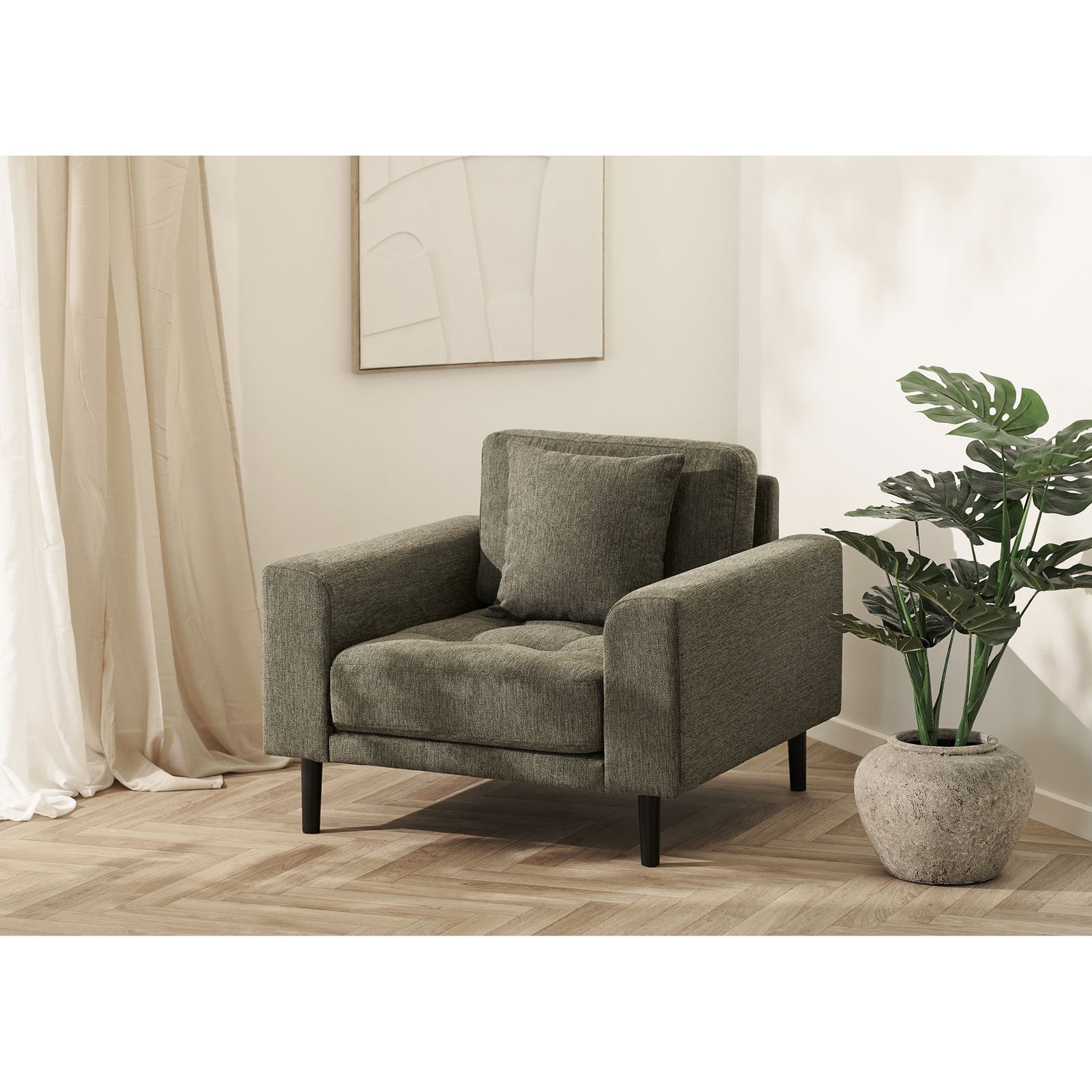 Cadeira Lido Lounge - Cadeira de lounge, Olive Green, HN1020
