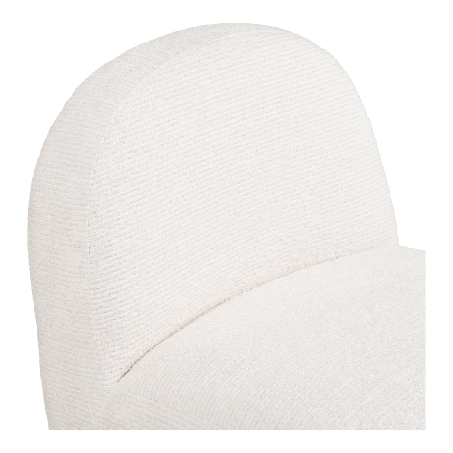Cadeira Milo Lounge - cadeira de lounge com função giratória, fora do HN1081 branco