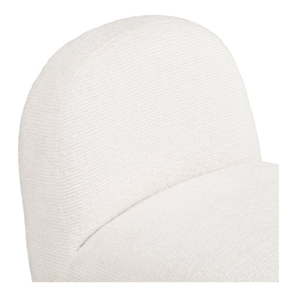 Cadeira Milo Lounge - cadeira de lounge com função giratória, fora do HN1081 branco
