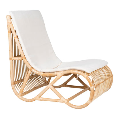 Valencia Lænestol - Lænestol i rattan med hynde