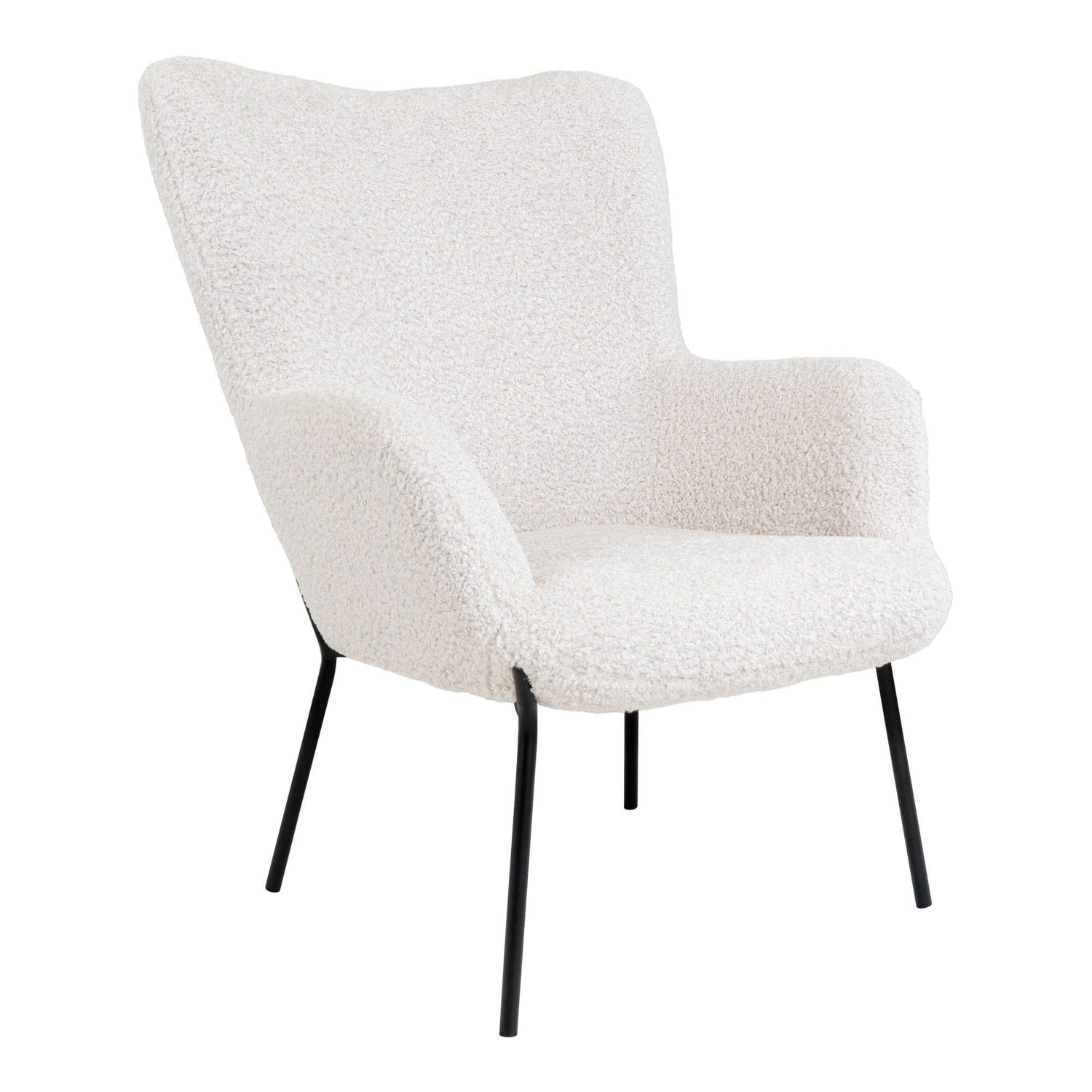 Conjunto de Glasgow - cadeira de lounge e passarinho, branco HN1090