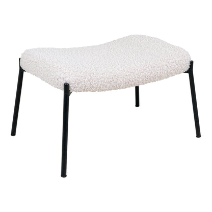Conjunto de Glasgow - cadeira de lounge e passarinho, branco HN1090