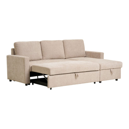 Belfast Chaiselong Sovesofa  - Chaiselong sovesofa med opbevaring