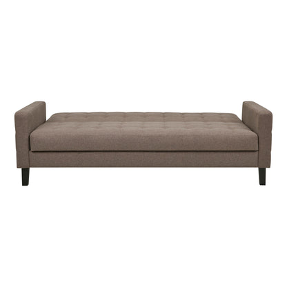 Milton Sofá Bed - sofá -cama com armazenamento, marrom, pernas pretas HN1089